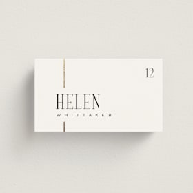 Foil-Pressed Place Cards