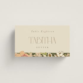 Foil-Pressed Place Cards