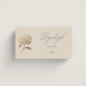 Foil-Pressed Place Cards