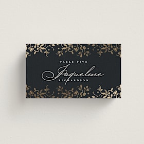 Foil-Pressed Place Cards