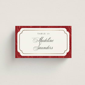 Foil-Pressed Place Cards