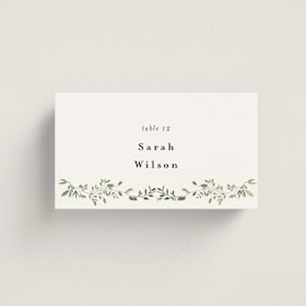 Foil-Pressed Place Cards