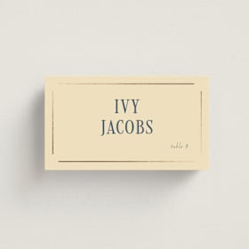 Foil-Pressed Place Cards