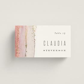 Foil-Pressed Place Cards