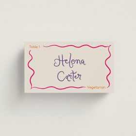 Place Cards - Vegetarian