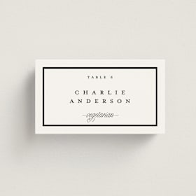 Place Cards - Vegetarian