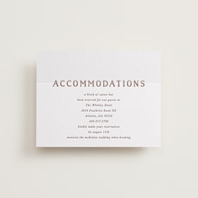 Letterpress Direction Cards