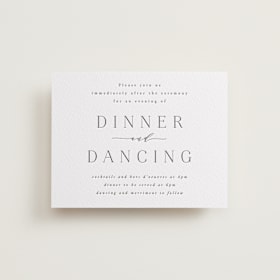 Letterpress Reception Cards