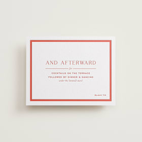 Letterpress Reception Cards