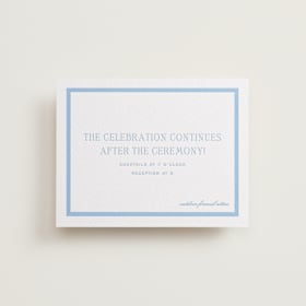Letterpress Reception Cards