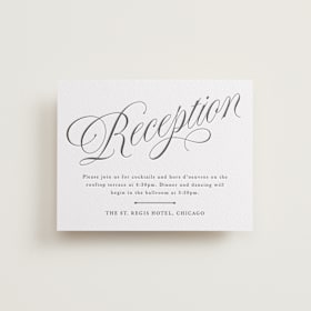 Letterpress Reception Cards