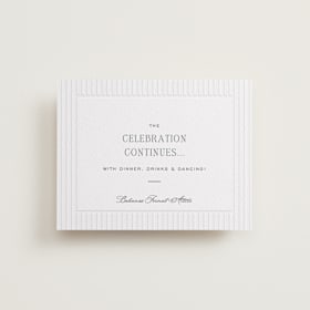 Letterpress Reception Cards