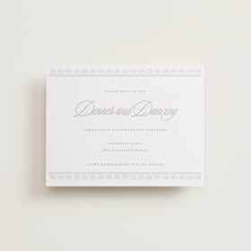 Letterpress Reception Cards