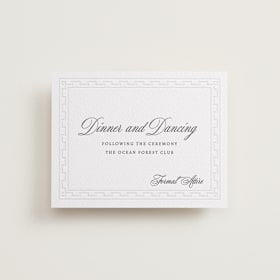 Letterpress Reception Cards