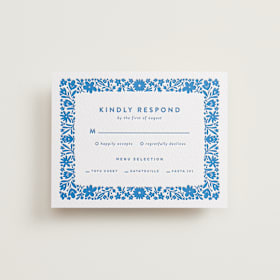 Letterpress RSVP Cards