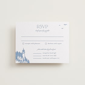 Letterpress RSVP Cards