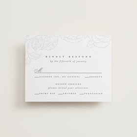 Letterpress RSVP Cards