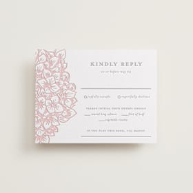 Letterpress RSVP Cards