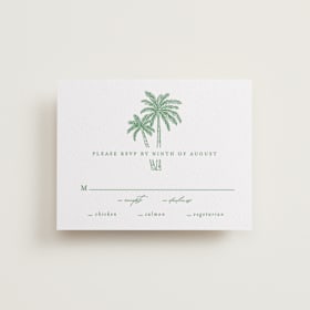 Letterpress RSVP Cards