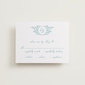 Letterpress RSVP Cards