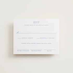 Letterpress RSVP Cards