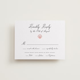 Letterpress RSVP Cards