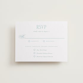 Letterpress RSVP Cards