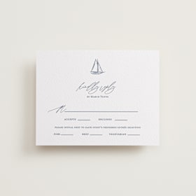 Letterpress RSVP Cards