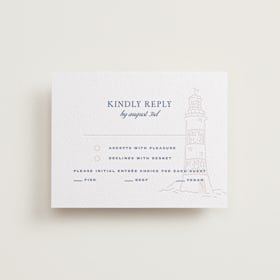 Letterpress RSVP Cards