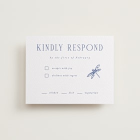 Letterpress RSVP Cards