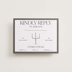 Letterpress RSVP Cards