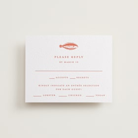 Letterpress RSVP Cards