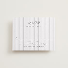 Letterpress RSVP Cards