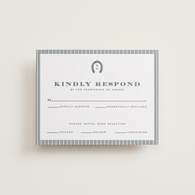 Letterpress RSVP Cards
