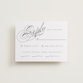 Letterpress RSVP Cards