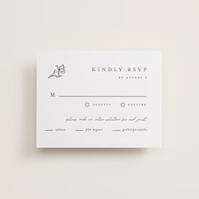 Letterpress RSVP Cards