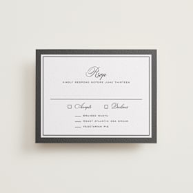 Letterpress RSVP Cards