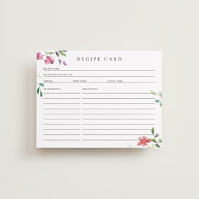 Bridal Shower Insert Cards