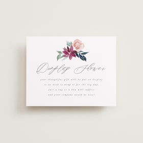 Bridal Shower Insert Cards