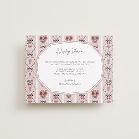 Bridal Shower Insert Cards
