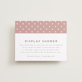 Bridal Shower Insert Cards