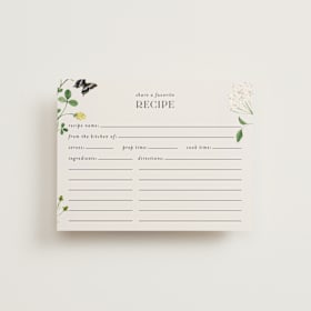 Bridal Shower Insert Cards