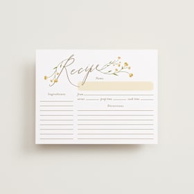 Bridal Shower Insert Cards