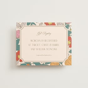 Bridal Shower Insert Cards