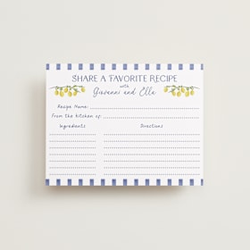 Bridal Shower Insert Cards