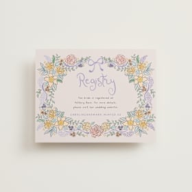 Bridal Shower Insert Cards