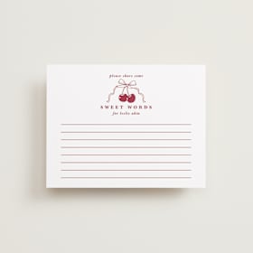 Bridal Shower Insert Cards