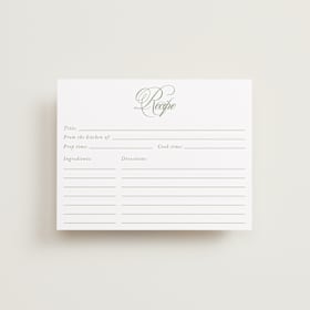 Bridal Shower Insert Cards