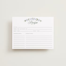 Bridal Shower Insert Cards