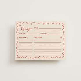Bridal Shower Insert Cards
